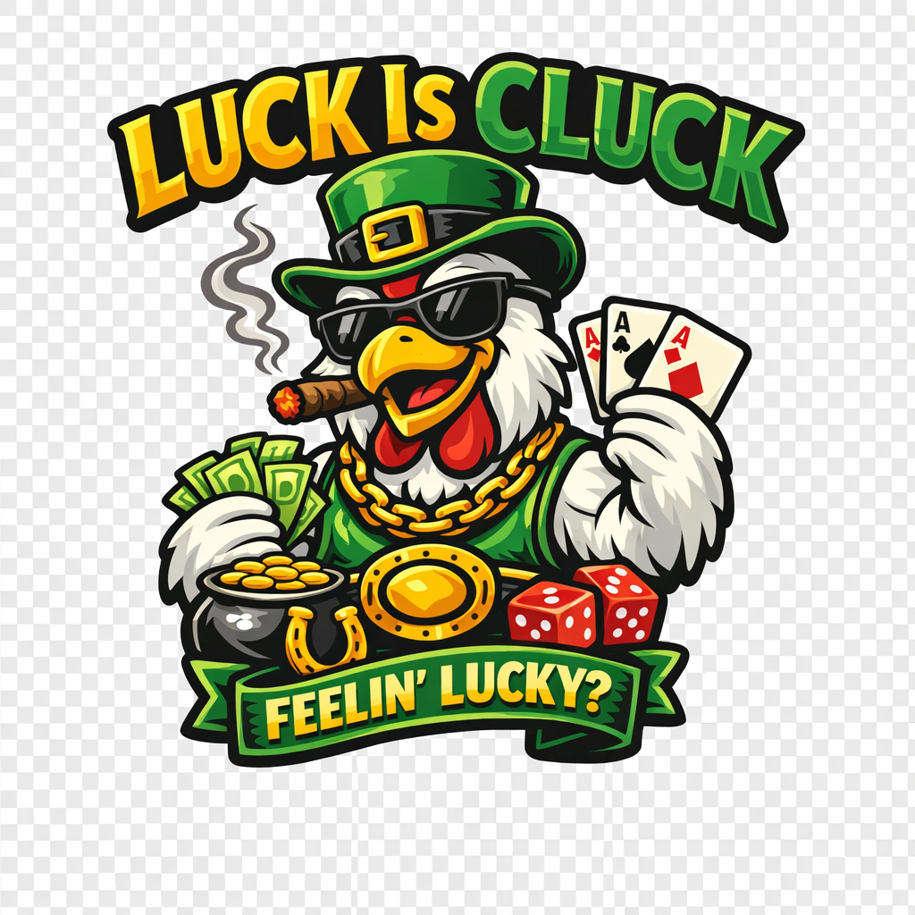 Luck is Cluck Hoodie