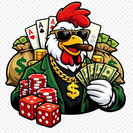 High Roller Chicken Tee